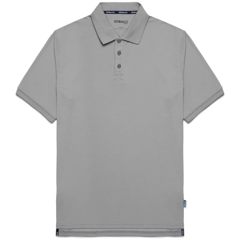 CREW POLO - Polo Shirts - Polo - Unisex - GREY FROST sold by Sebago