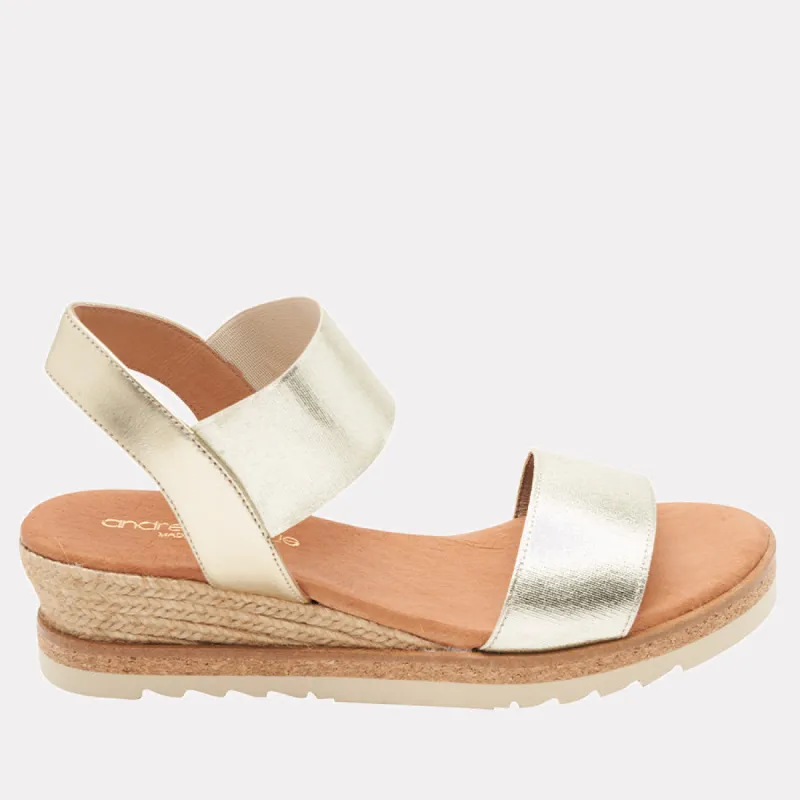 Neveah Metallic Wedge sold by Andre Assous