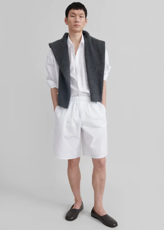 Matthias Boxer Bermuda Shorts - White sold by Frankie Shop