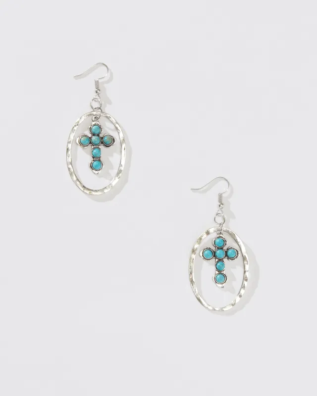 COASTAL CROSS EARRING sold by 8 Other Reasons