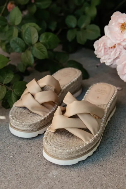 Rebel Espadrilles in Nude - FINAL SALE sold by bohme
