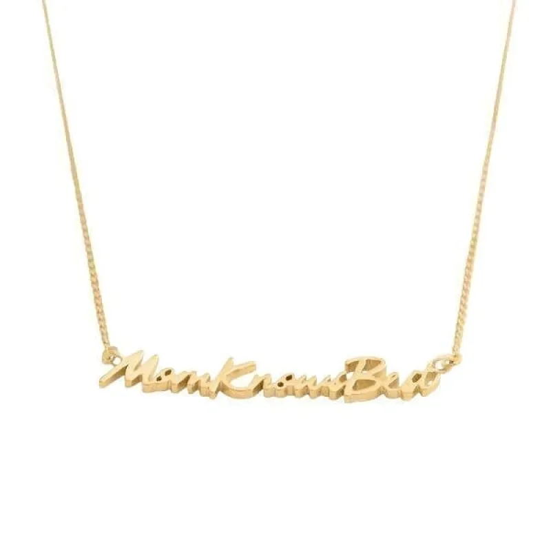 Sterling Silver Mom Knows Best Signature Necklace sold by Capsule Jewelry