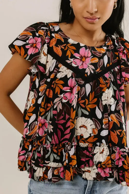 Nola Floral Blouse - FINAL SALE sold by bohme
