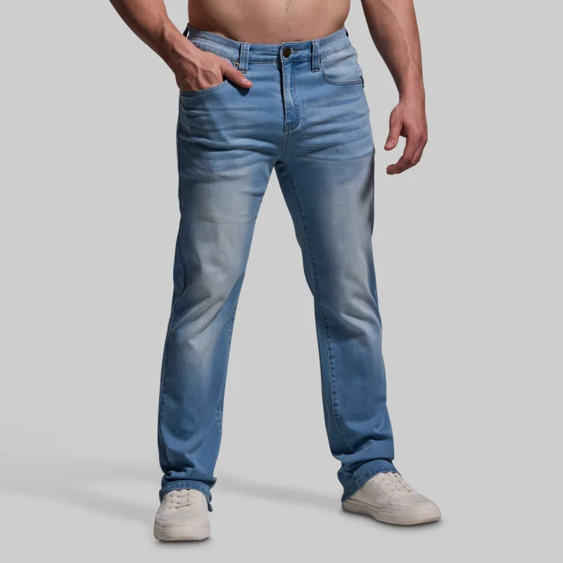FLEX Stretchy Athletic Fit Jean (Light Wash) sold by Born Primitive