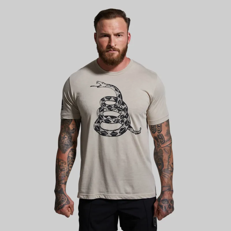 Gadsden Flag Tee (Tan) sold by Born Primitive