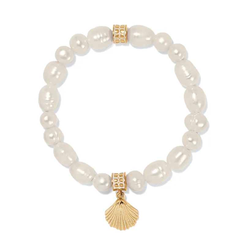 Sunset Cove Pearl Stretch Bracelet sold by Brighton