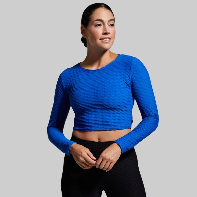 Summit Crop Top (Electric Royal) sold by Born Primitive