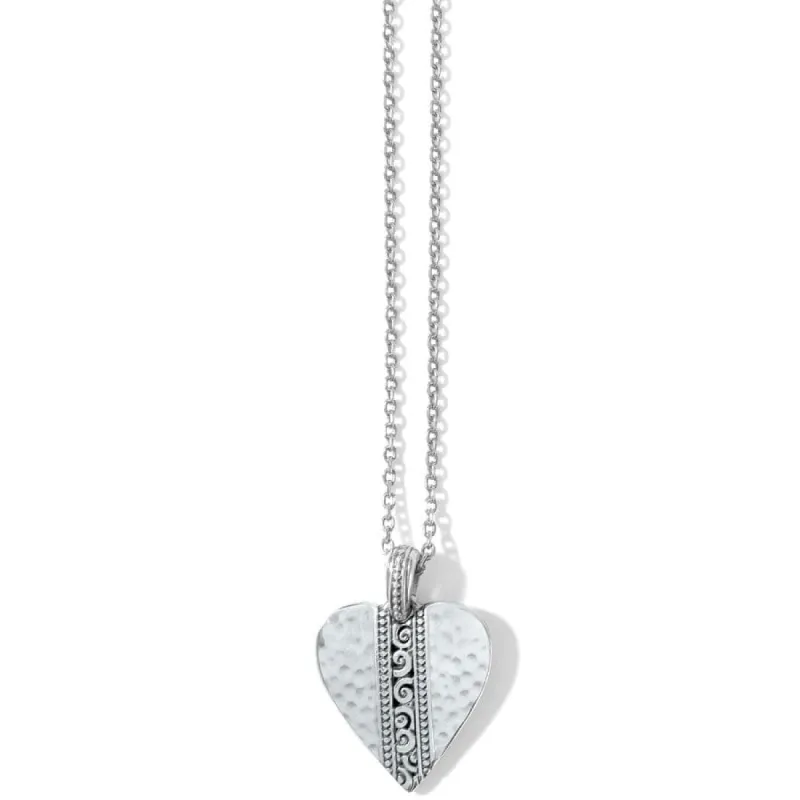 Mingle Adore Petite Heart Necklace sold by Brighton