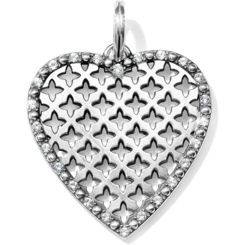 Trellis Heart Amulet sold by Brighton
