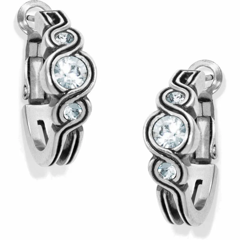 Infinity Sparkle Hoop Earrings sold by Brighton