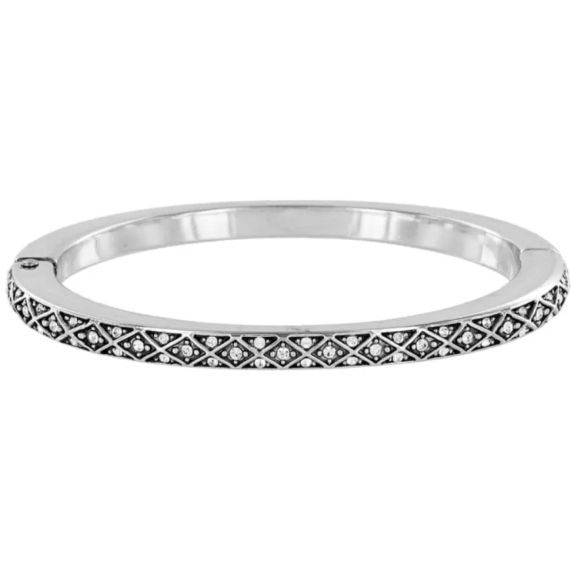 Diamond Hinged Bangle sold by Brighton