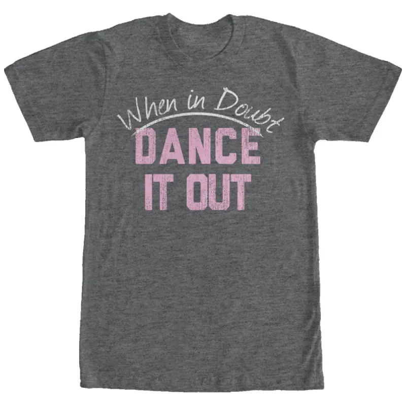 Women's CHIN UP When in Doubt Dance it Out Boyfriend Tee sold by Chin Up Apparel