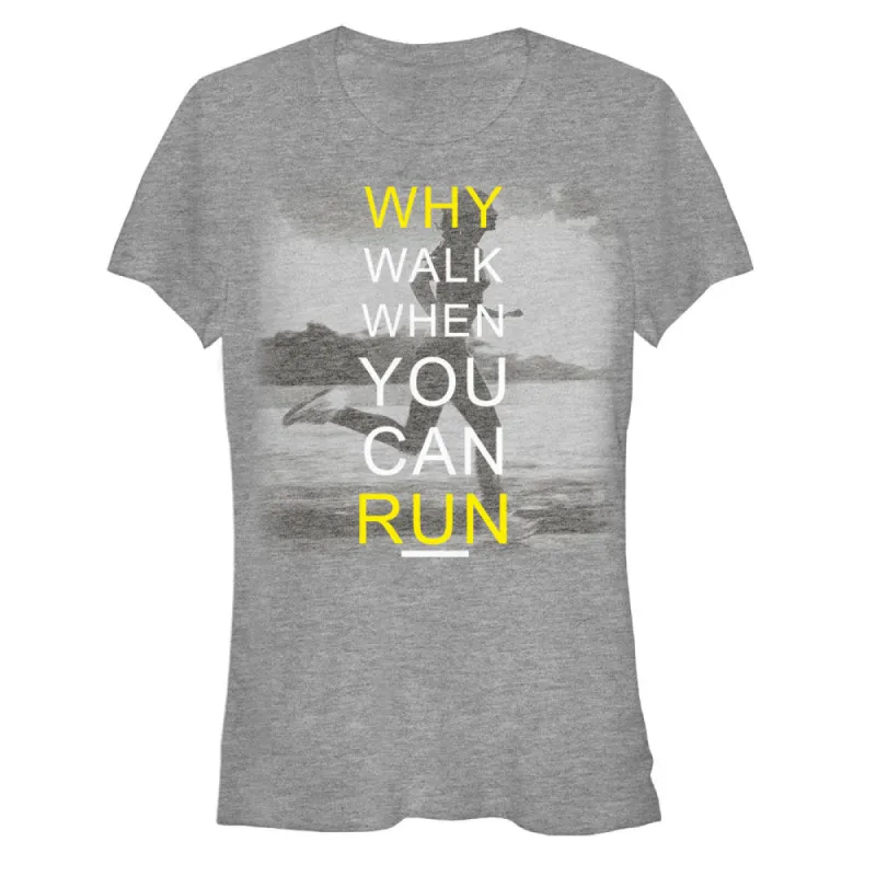 Junior's CHIN UP Runner T-Shirt sold by Chin Up Apparel