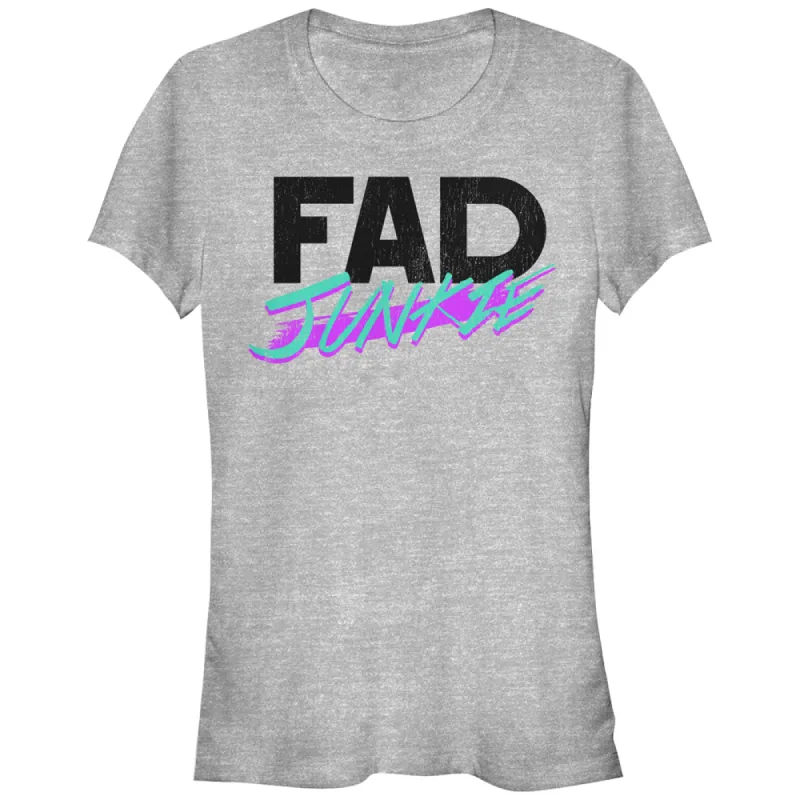 Junior's CHIN UP Fad Junkie T-Shirt sold by Chin Up Apparel