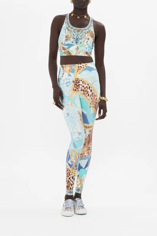 BANDED RACER BACK CROP SKY CHEETAH sold by Camilla