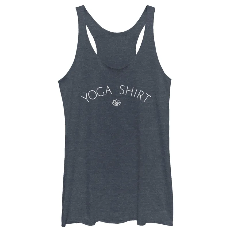 Women's CHIN UP Yoga Shirt Lotus Racerback Tank Top sold by Chin Up Apparel