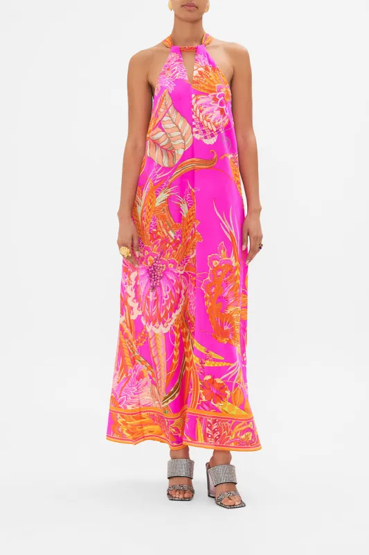 SPLIT NECK TIE BACK DRESS A HEART THAT FLUTTERS sold by Camilla