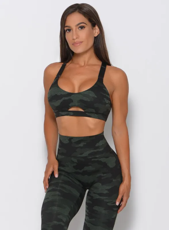 Fit Camo Sports Bra | Parallel