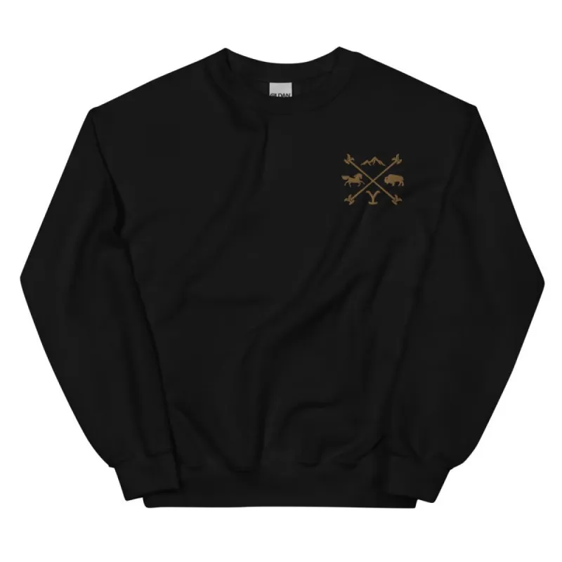 Yellowstone Icons Embroidered Crewneck sold by Paramount Shop