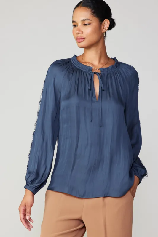 Lace Panel Blouse sold by Current Air