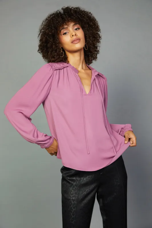 Split Neck Blouse sold by Current Air