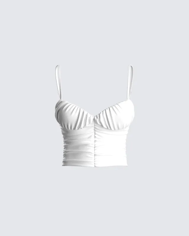 Rachel White Cami Top sold by Finesse