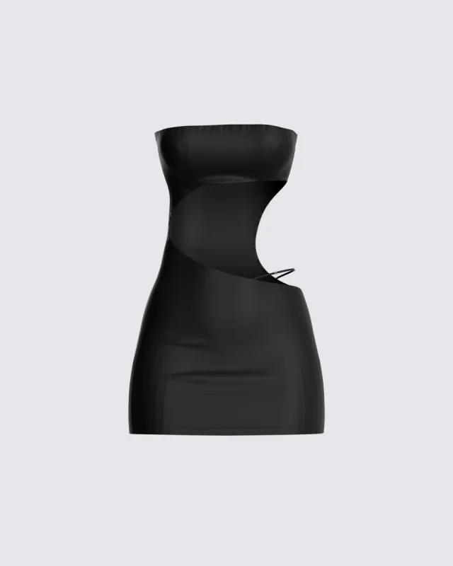 Lewis Black Cut Out Dress sold by Finesse