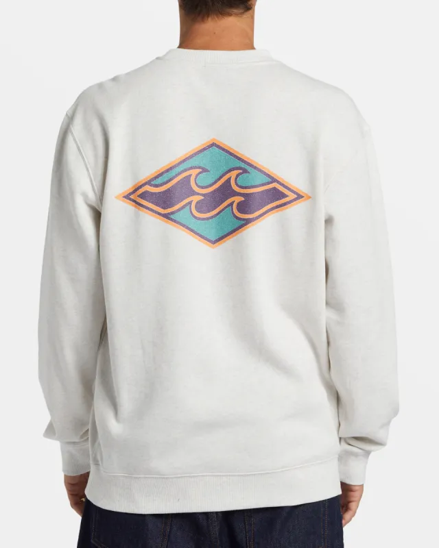 Short Sands Crewneck Sweatshirt - Light Grey Heather sold by Billabong