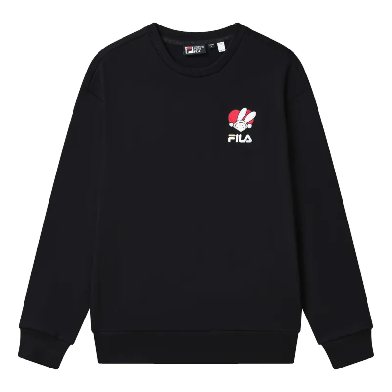 FILA Graphic Print Pullover 'Black' F11U319207F-BK sold by KicksCrew