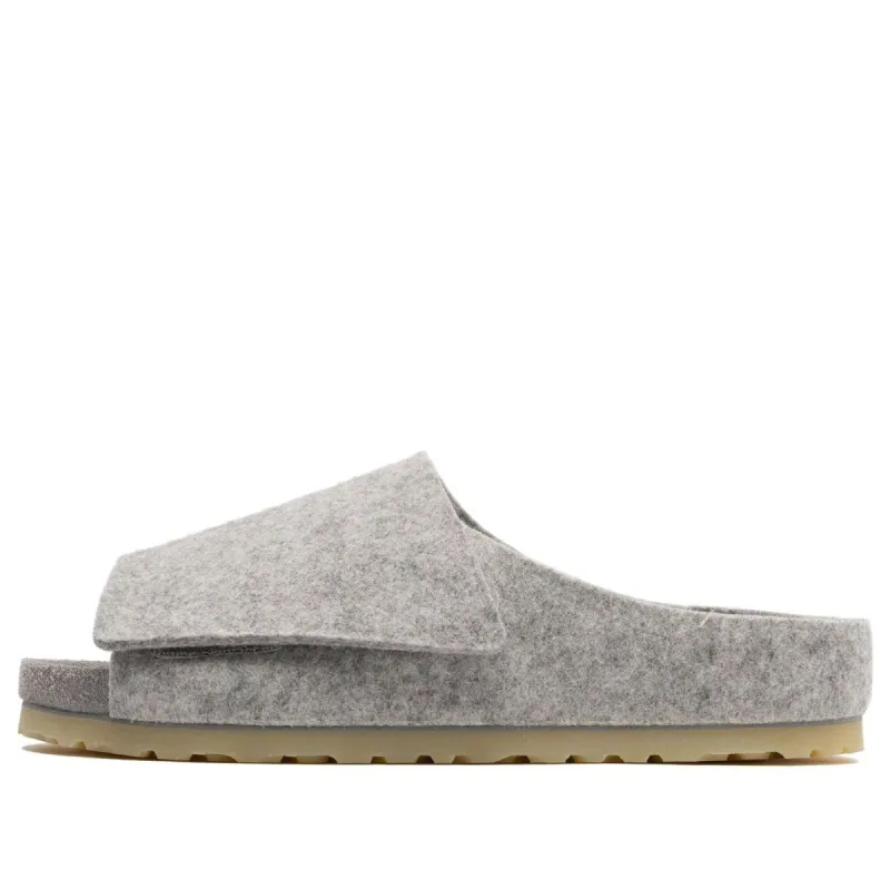 Birkenstock x Fear Of God Los Feliz Felt Wool Felt Sandals 'Cement Melange' 1024760 sold by KicksCrew