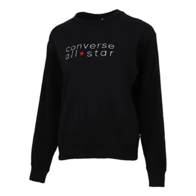 (WMNS) Converse All Star Sweater 'Black' 10019801-A01 sold by KicksCrew