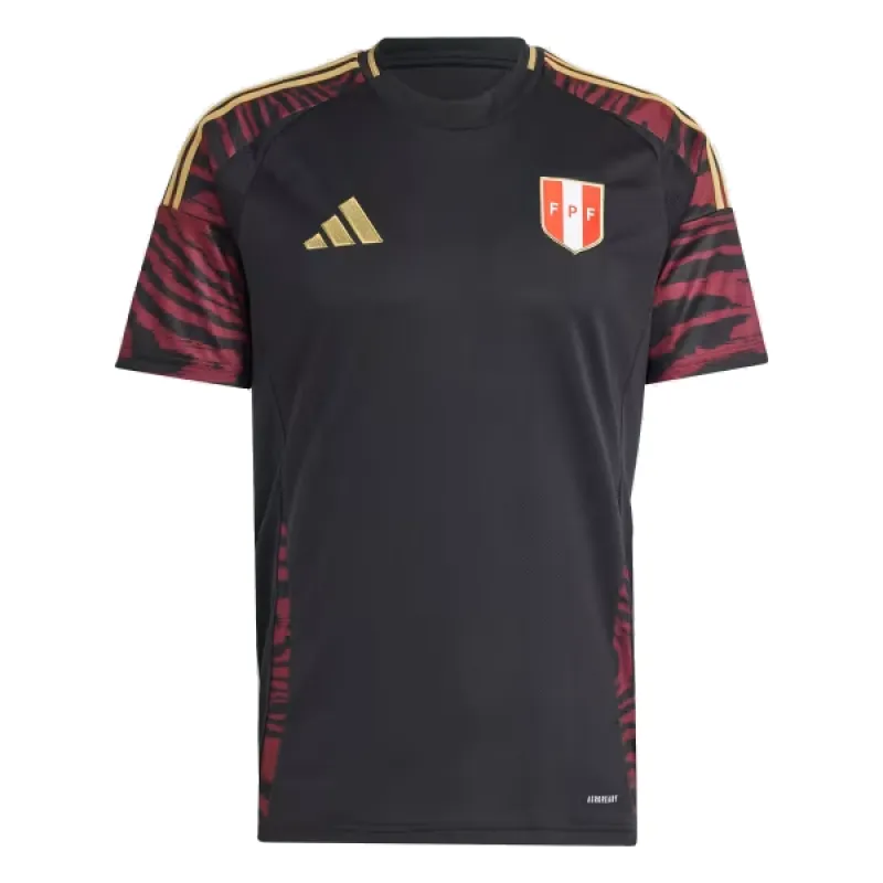 adidas Peru 24 Away Soccer Jersey 'Black' IQ2445 sold by KicksCrew