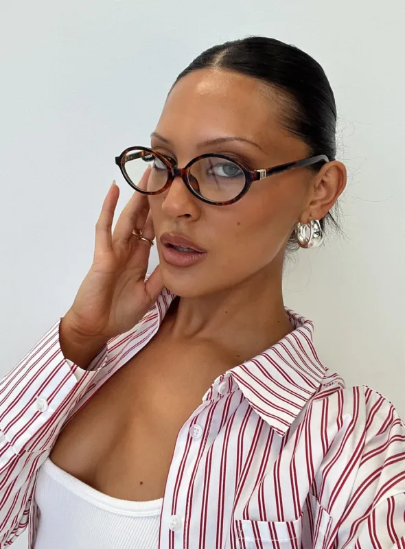 Timely Blue Light Glasses Tort sold by Princess Polly