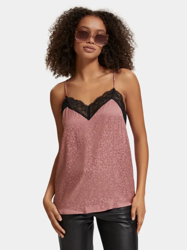 Camisole with lace detail sold by Scotch and Soda