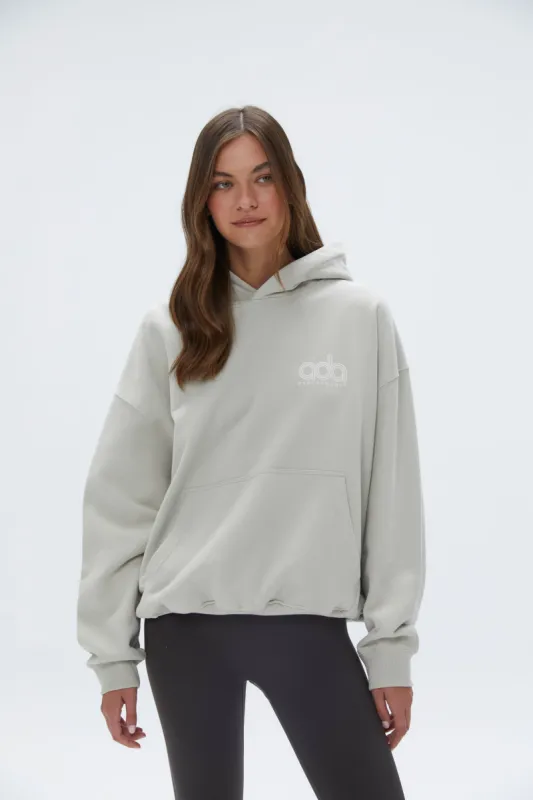Performance Oversized Hoodie - Stone | Parallel