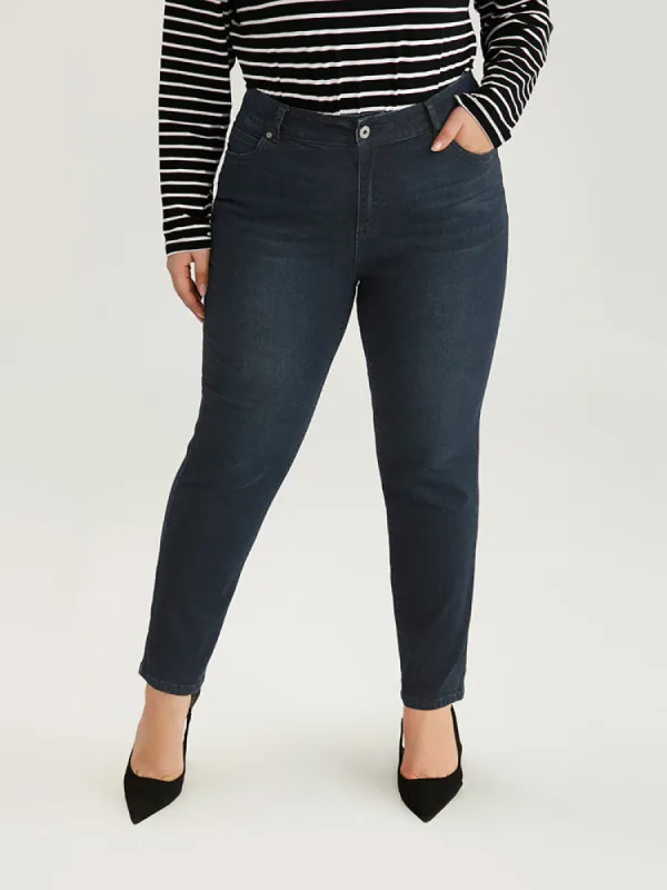 Mom Jeans High Rise Skinny Jeans sold by Bloomchic