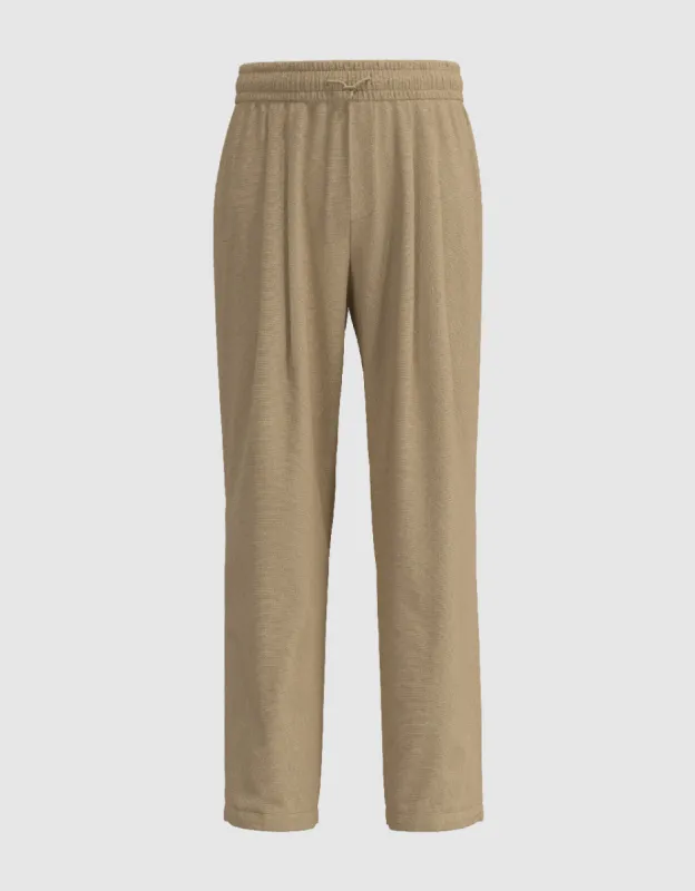Elastic Waist Wide-Leg Pants sold by Urban Revivo