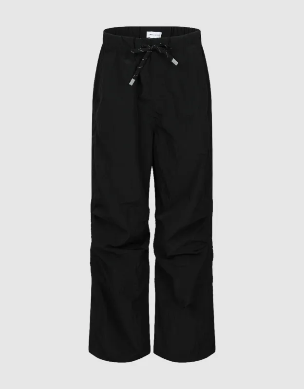 Drawstring Waist Jogger Pants sold by Urban Revivo