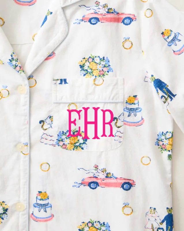 Happily Ever After - Short PJ Set - Cloud sold by Printfresh