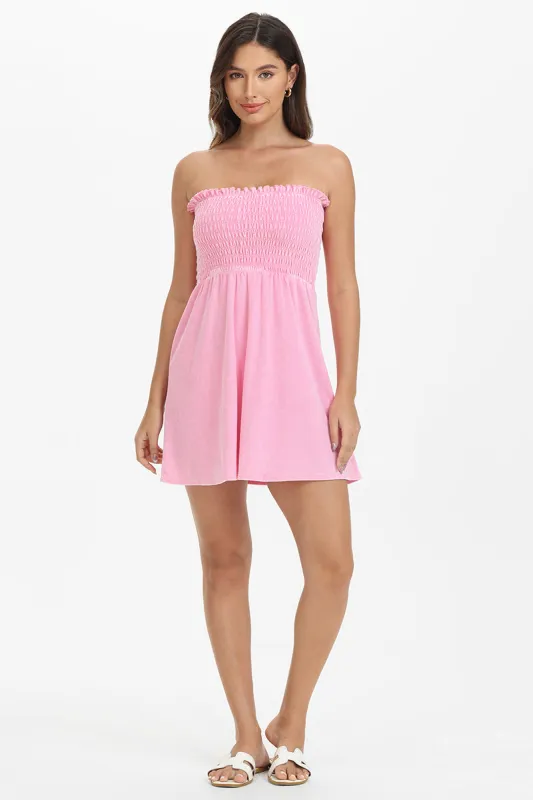 Towel Terry Smocked Dress sold by Juicy Couture