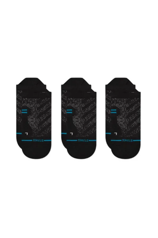 Stance Run Light 3 Pack Tab Socks for Men in Black | A248A23FLX-BLK sold by Glik’s
