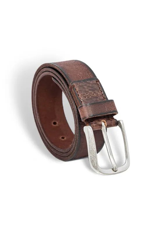 Leather Belt for Men in Brown | 52101-BROWN sold by Glik’s