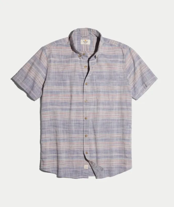 Skyline Shortsleeve Button Down sold by Marine Layer
