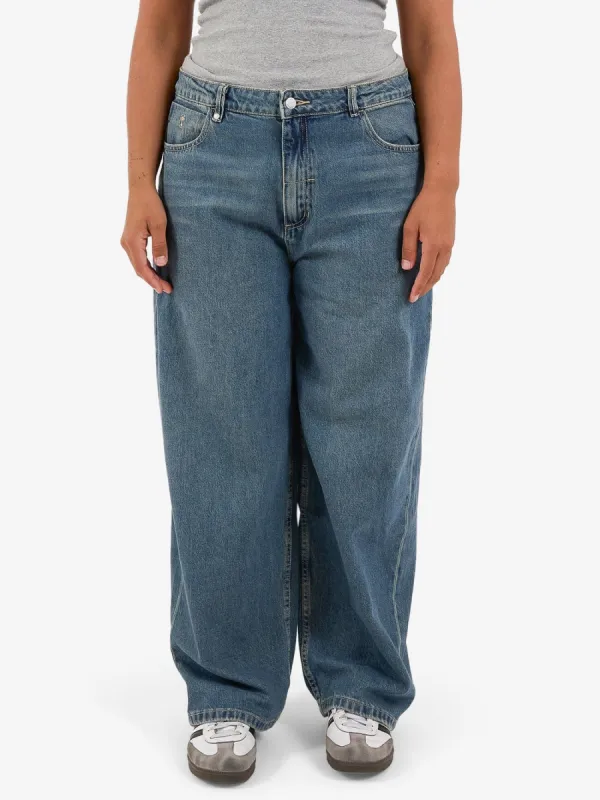 Tony Low Rise Big Baggy Jean - Vintage Mid Blue sold by Thrills