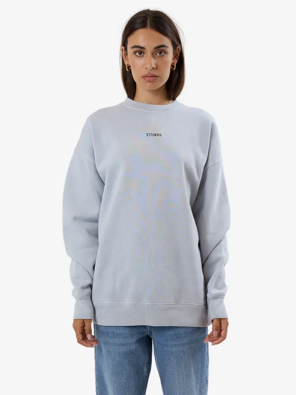 Minimal Thrills Slouch Crew - Iceberg sold by Thrills