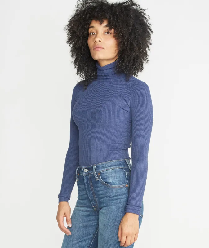 Piper Turtleneck in Twilight sold by Marine Layer