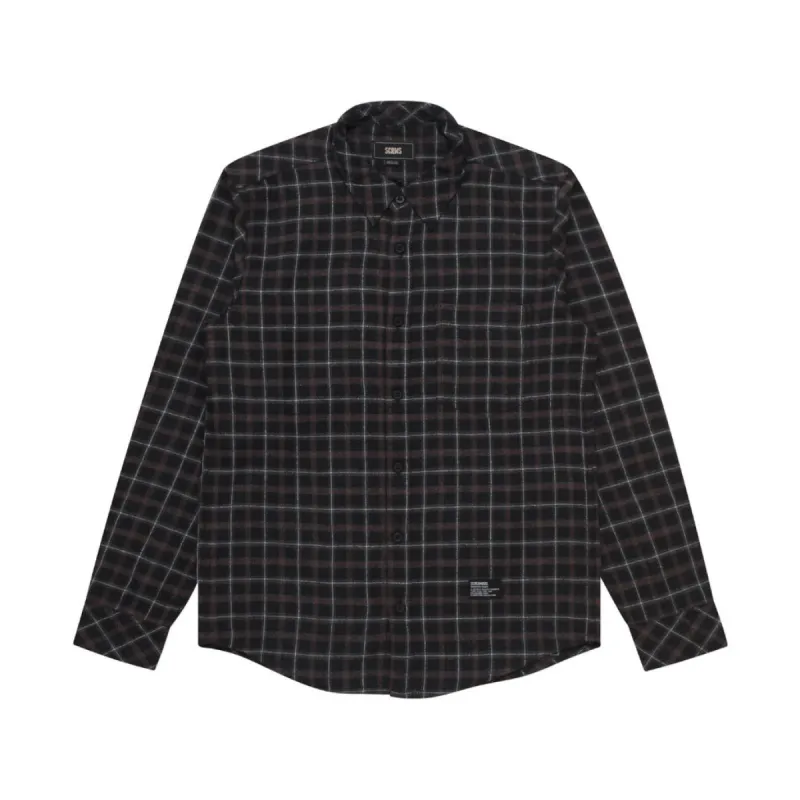 Flannel DYLAN BLACK WHITE sold by Screamous