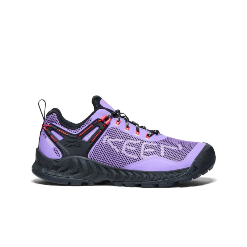 Women's NXIS EVO Waterproof Shoe  |  Paisley Purple/Poppy Red sold by Keen