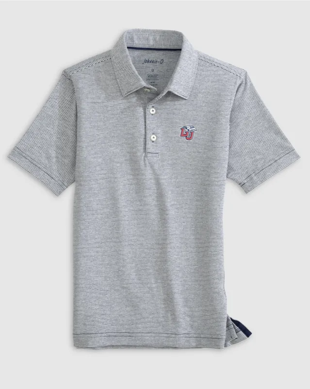 Liberty Lyndonn Jr. Striped Jersey Performance Polo sold by Johnnie-O