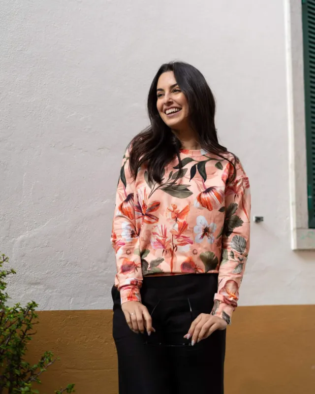 Casual Chic Print Shirt Siesta Orange sold by Ivalo.com